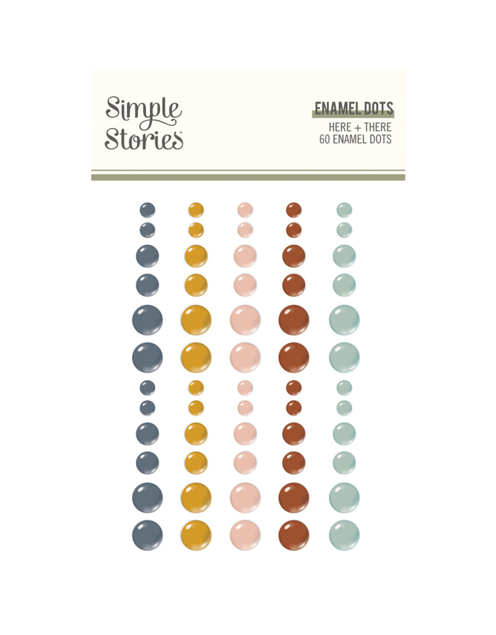Simple Stories Here + There - Enamel Dots