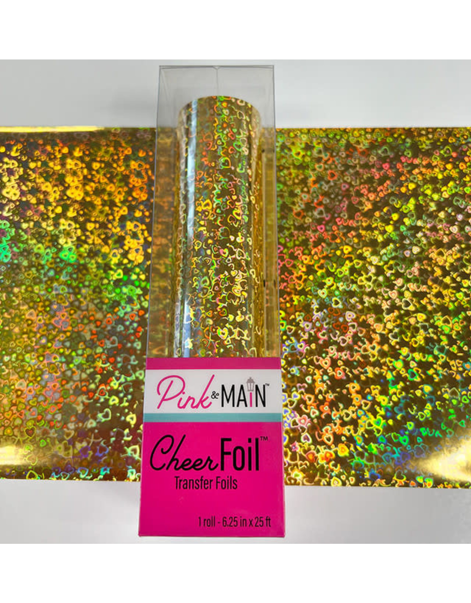 Pink & Main Cheerfoil Lots of Love Gold