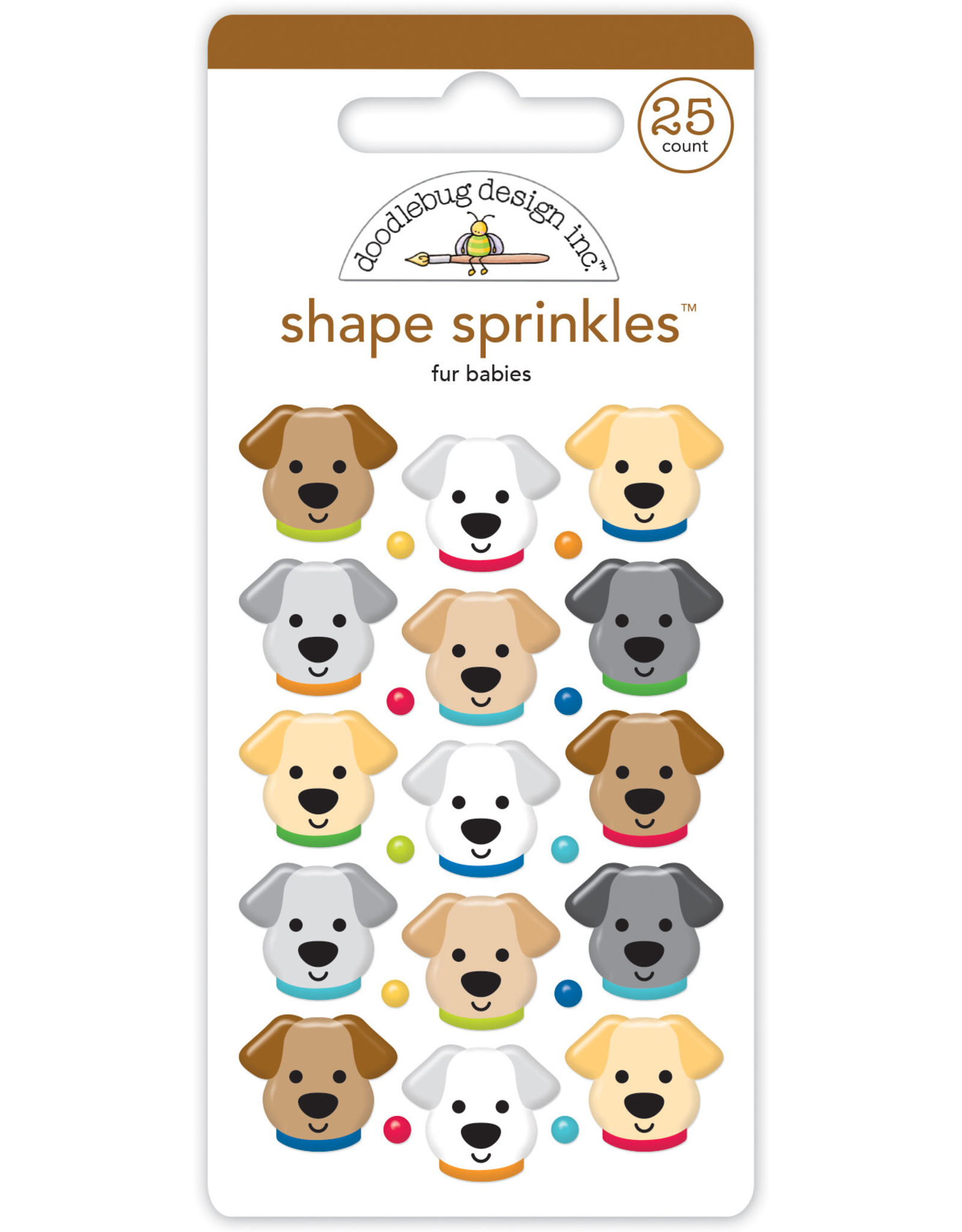 Doodlebug Design Shape Sprinkles - Fur Babies