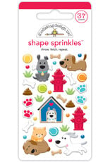 Doodlebug Design Shape Sprinkles - Throw, fetch, repeat