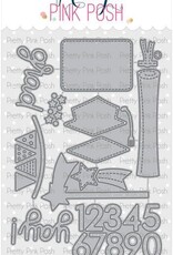 Pretty Pink Posh Graduation Mug Additions Dies (use w/Winter Mug )