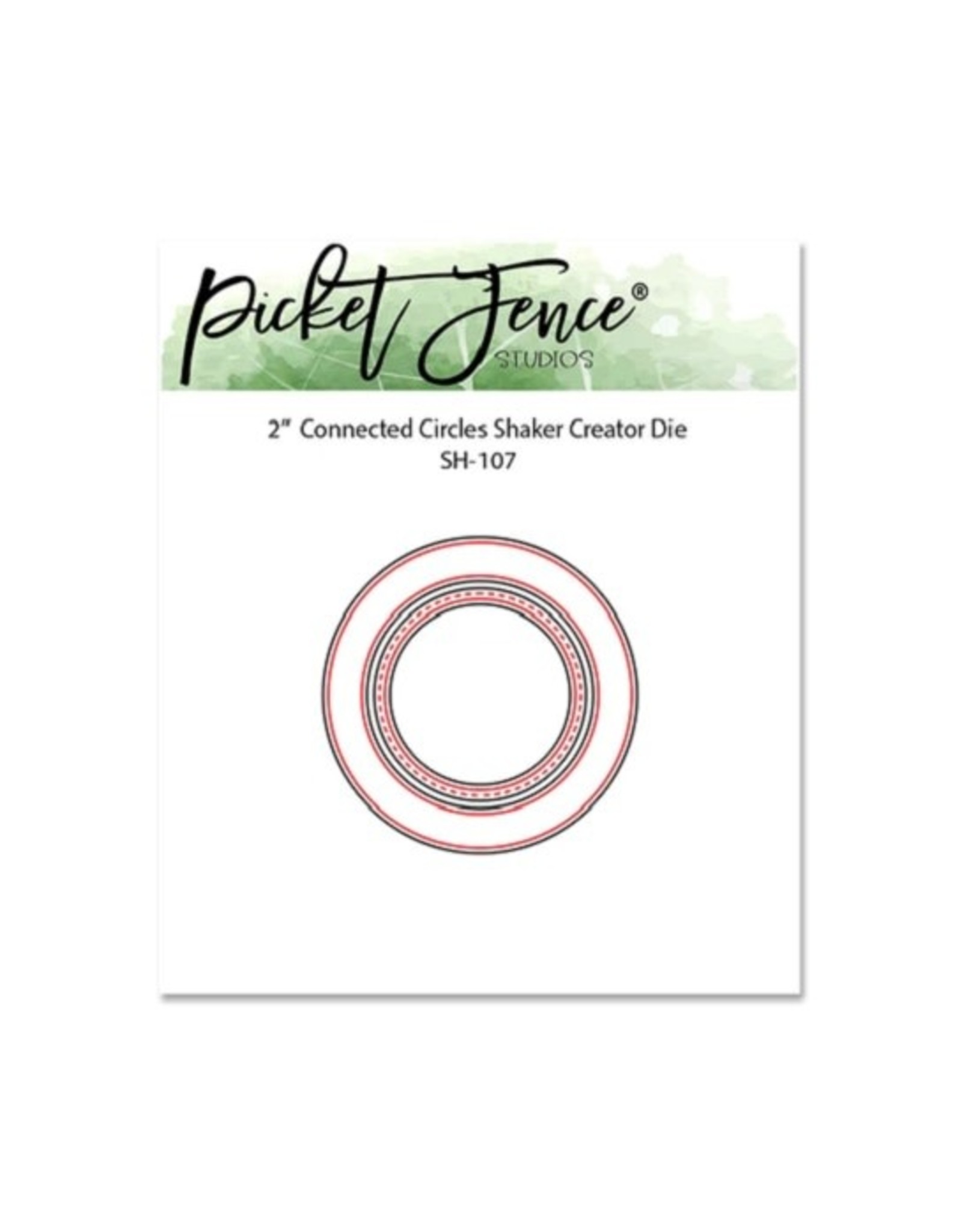 PICKET FENCE STUDIOS Connected Circles Shaker Creator Die   2.0