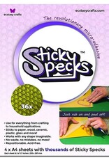 Ecstasy Crafts Ecstasy Crafts Sticky Specks Micro Adhesive 4 A4 Sheets