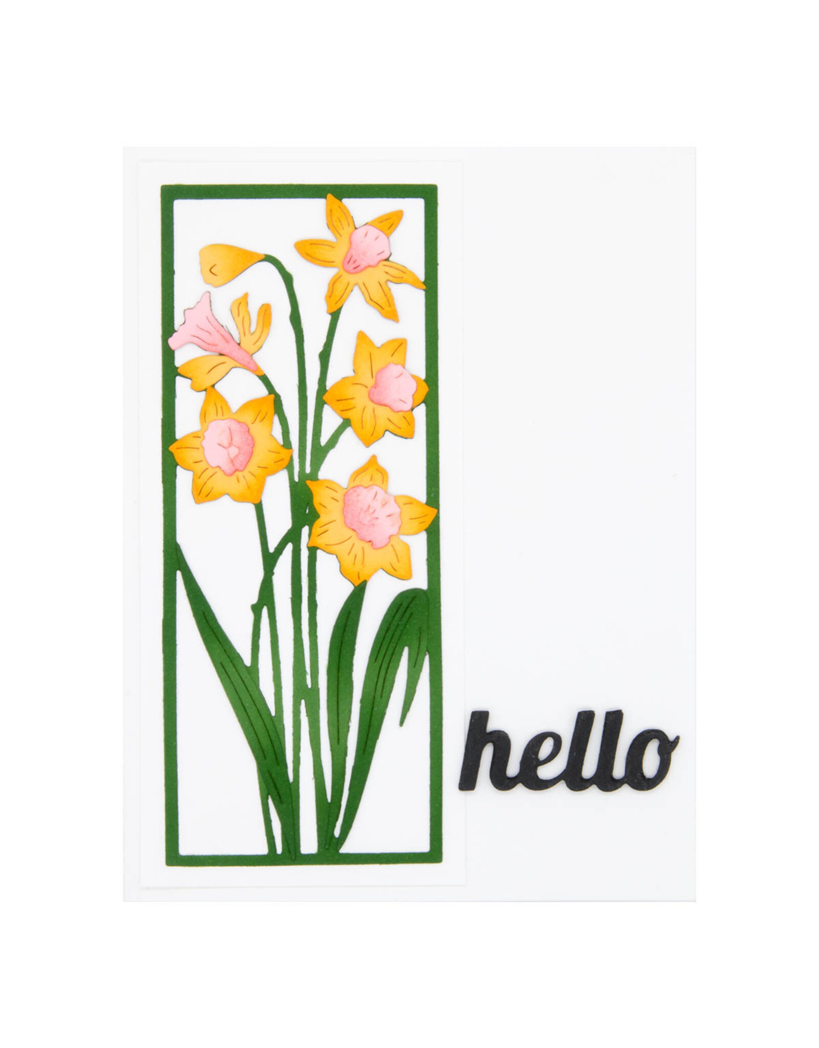 Spellbinders Photosynthesis Daffodil Frame