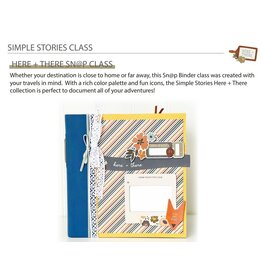 Simple Stories Here + There SNAP Binder Kit