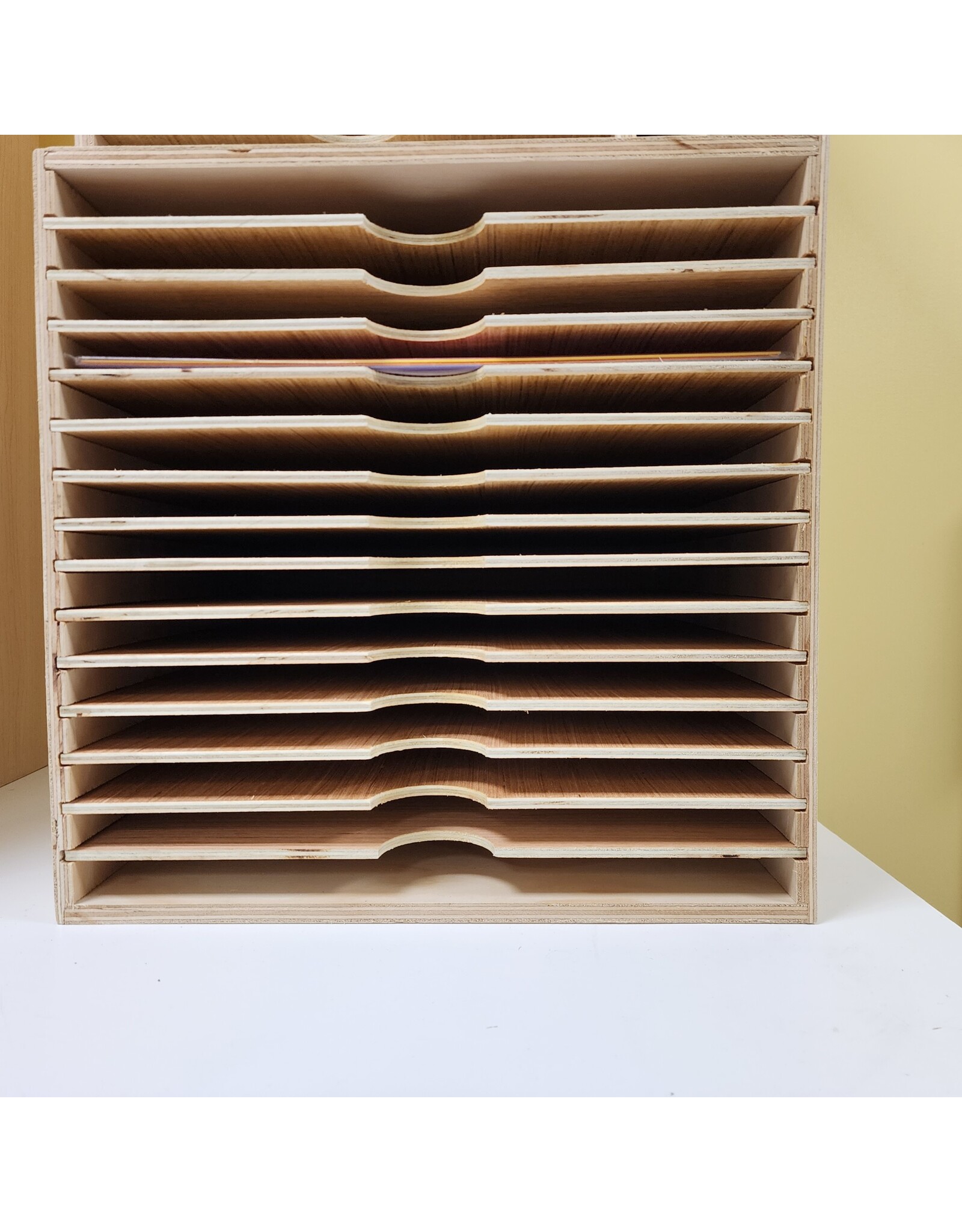 The Nic Nook Custom wooden  12x12 paper organizer