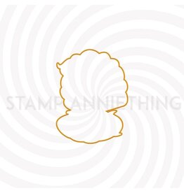 Stamp Anniething Attina What the Shell Outline Die