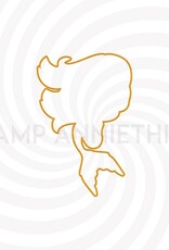 Stamp Anniething Adella Part of Your World Outline Die