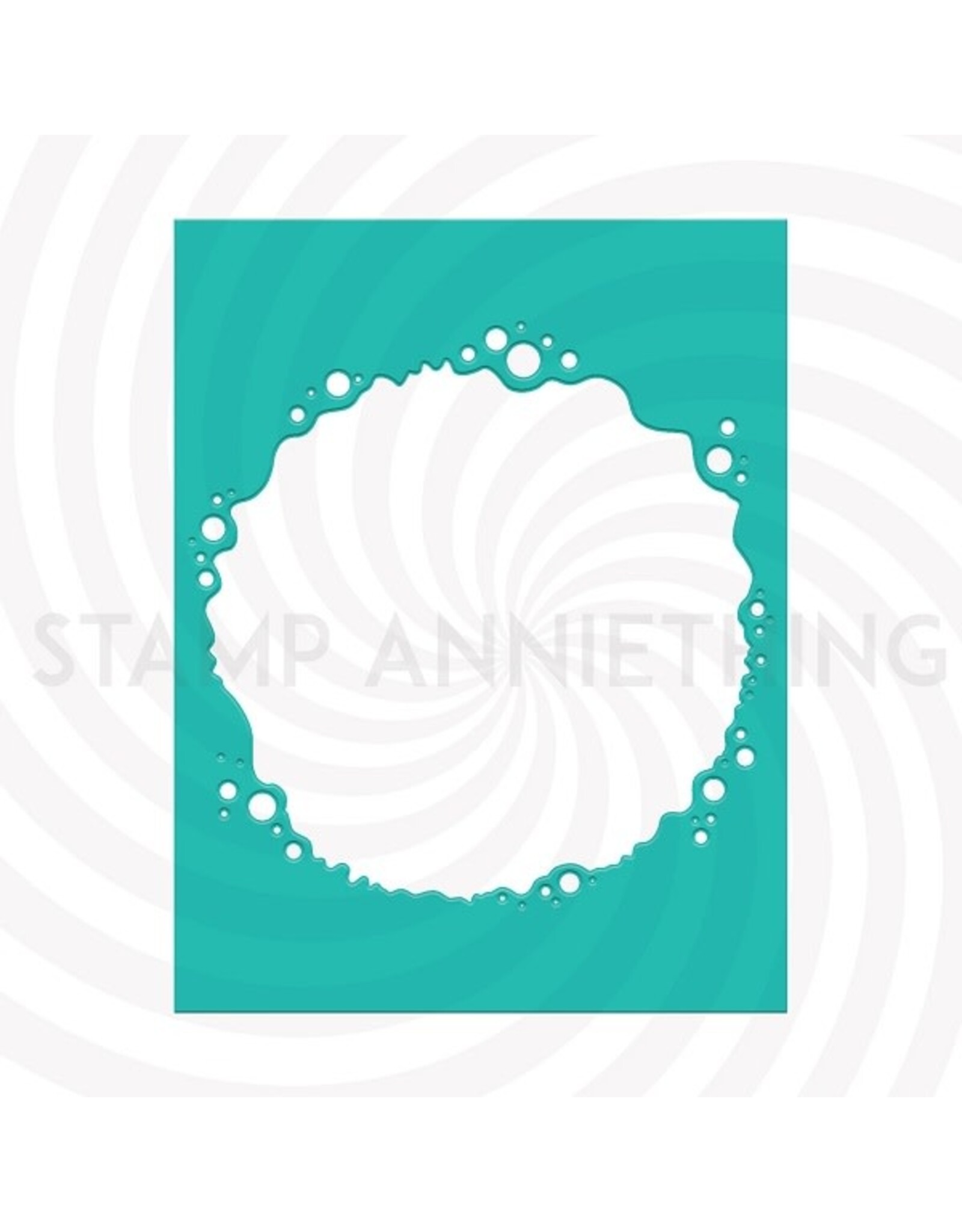 Stamp Anniething Bubble Card Mat Die