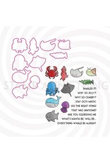 Stamp Anniething What's Manta Be will Be Stamp and Outline Die Bundle