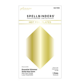 Spellbinders Essentials Glimmer Solid Hexi-Gem - Hot Foil Plate