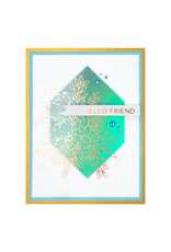 Spellbinders Essentials Glimmer Solid Hexi-Gem - Hot Foil Plate