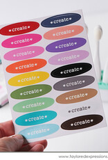 Taylored Expressions Blender Brush Create Labels