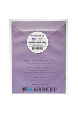 49 AND MARKET Color Swatch-Lavender 6x8 Collage Sheets