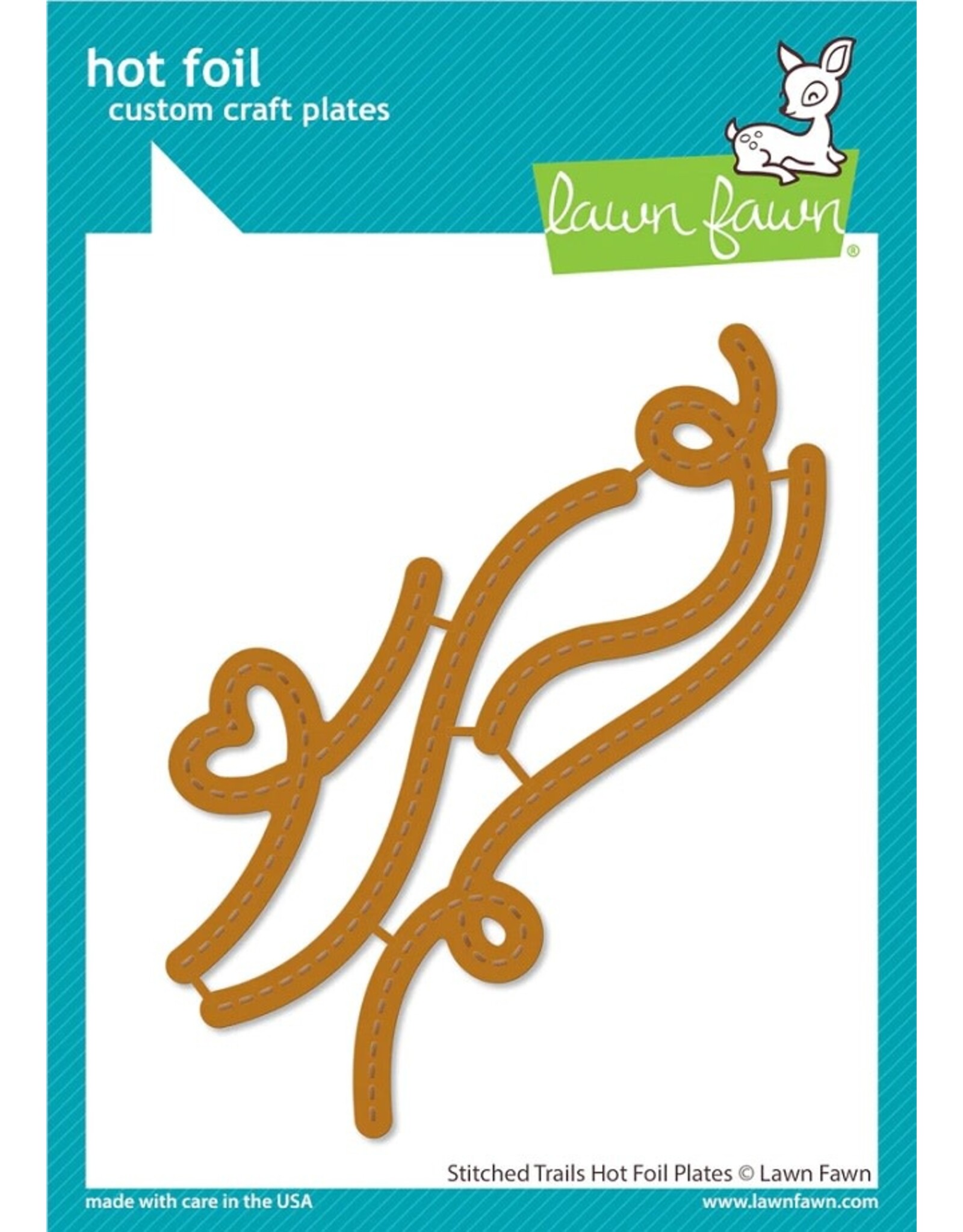 Lawn Fawn Stitched Trails - Hot Foil Plates