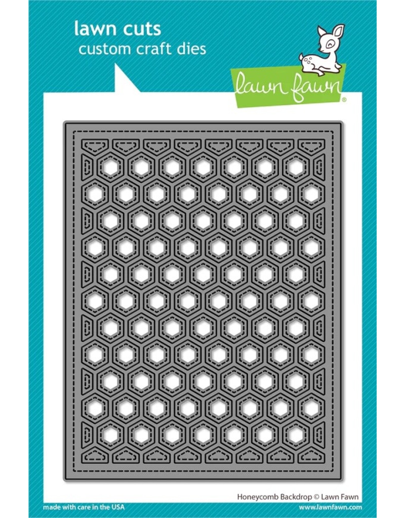 Lawn Fawn Honeycomb Backdrop Die