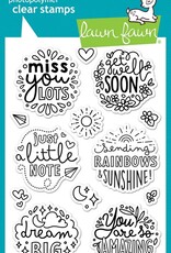 Lawn Fawn More Magic Messages - Clear Stamps