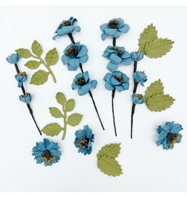 49 AND MARKET Wildflowers Paper Flowers - Slate