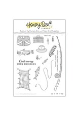 Honey Bee Fishing Legend 5x6 Stamp Set