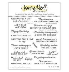 Honey Bee Hooked on You 6x6 Stamp Set