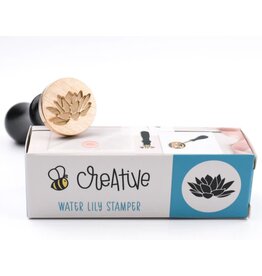 Honey Bee Water Lily - Wax Stamper