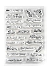 Elizabeth Craft Designs With Love Sentiments
