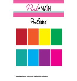 Pink & Main Rainbow Toner Sheets 5.5X8.5