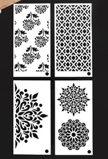 Elizabeth Craft Designs Art Journal Journal Stencils 1