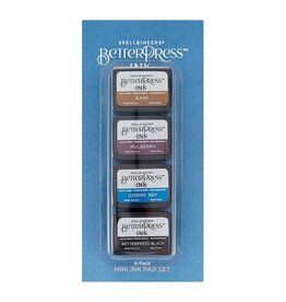 Spellbinders BetterPress Ink Mini Set - Regal Tones  4 Pack