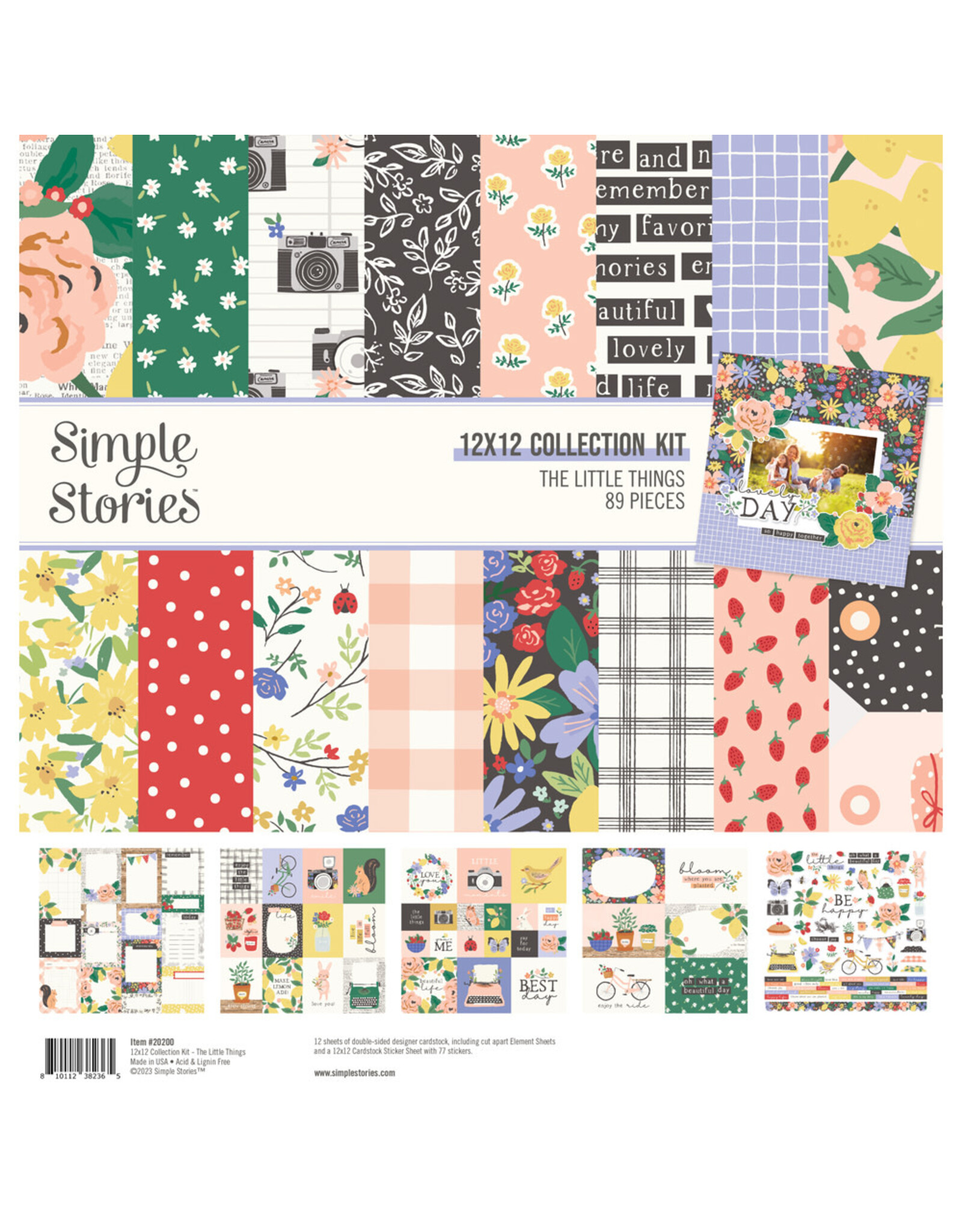 Simple Stories The Little Things  Collection Kit