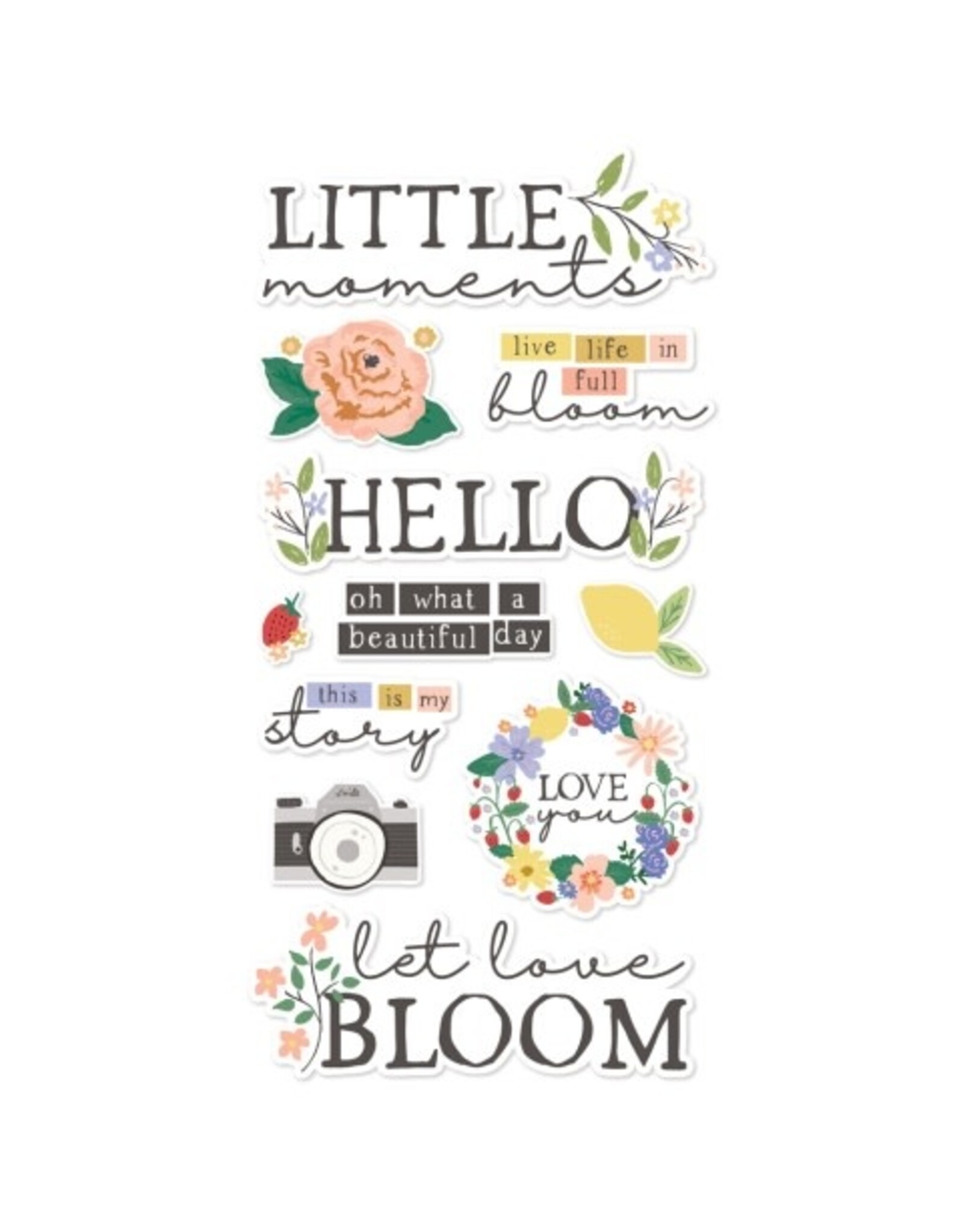 Simple Stories The Little Things Foam Stickers