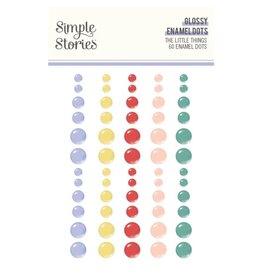 Simple Stories The Little Things Glossy Enamel Dots