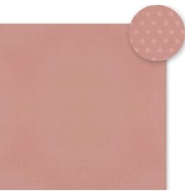 Simple Stories Color Vibe 12X12 Textured Cardstock - Mauve