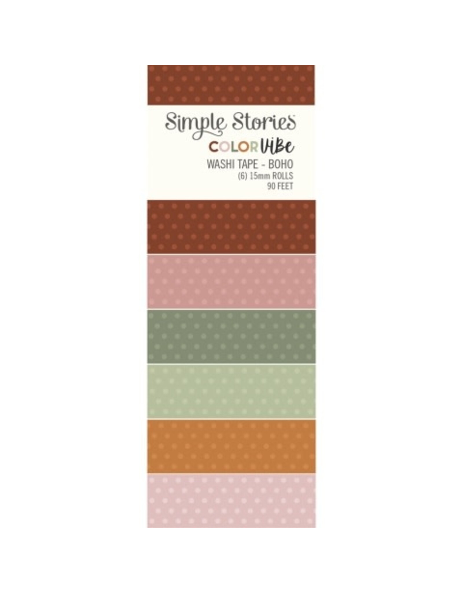 Simple Stories Color Vibe Washi Tape - Boho