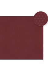 Simple Stories Color Vibe 12X12 Textured Cardstock - Wine