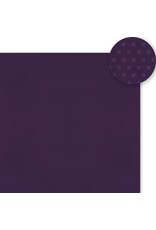 Simple Stories Color Vibe 12X12 Textured Cardstock - Eggplant