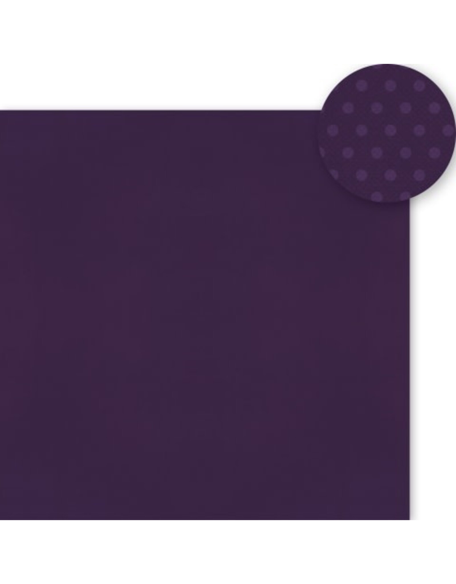 Simple Stories Color Vibe 12X12 Textured Cardstock - Eggplant