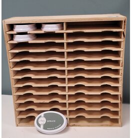 The Nic Nook Custom Wooden Oval Ink Pad Organizer