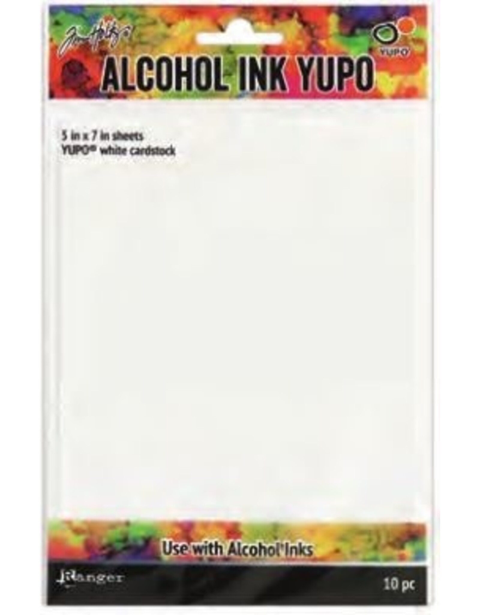 Tim Holtz - Ranger Alcohol Ink Yupo Paper, White - 5x7"