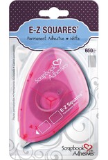 Scrapbook Adhesives E-Z White Squares-small pink