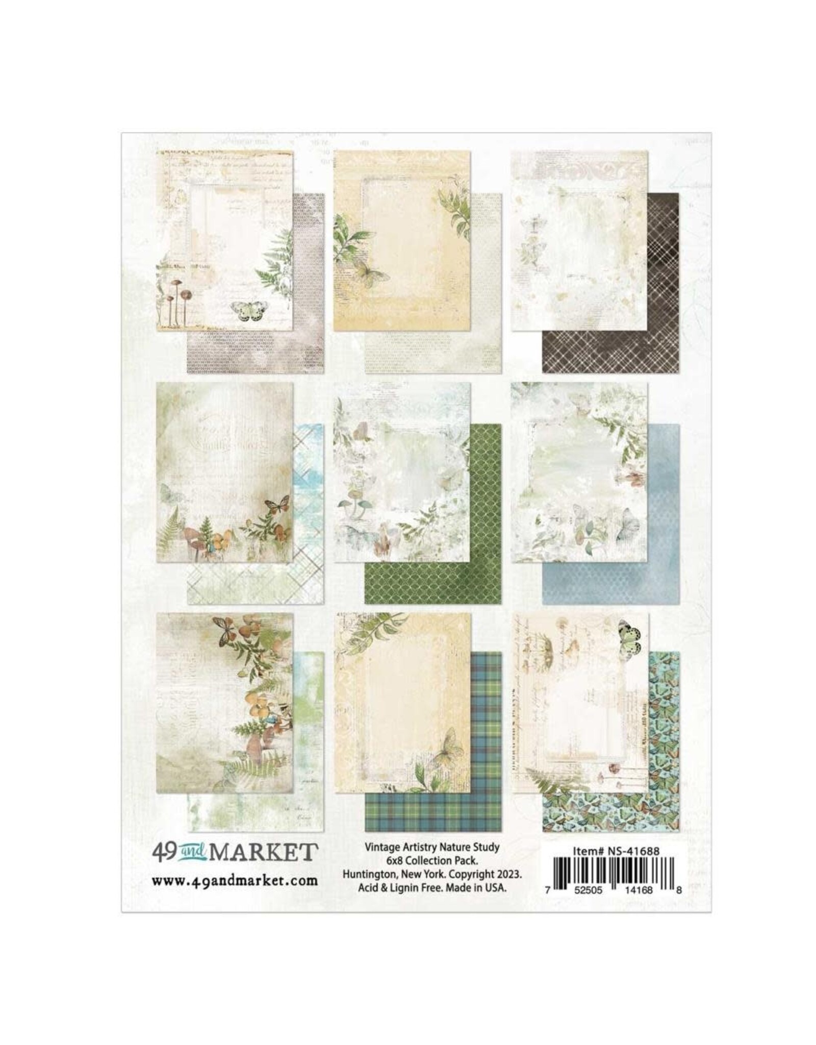 49 AND MARKET NATURE STUDY 6X8 COLLECTION PACK
