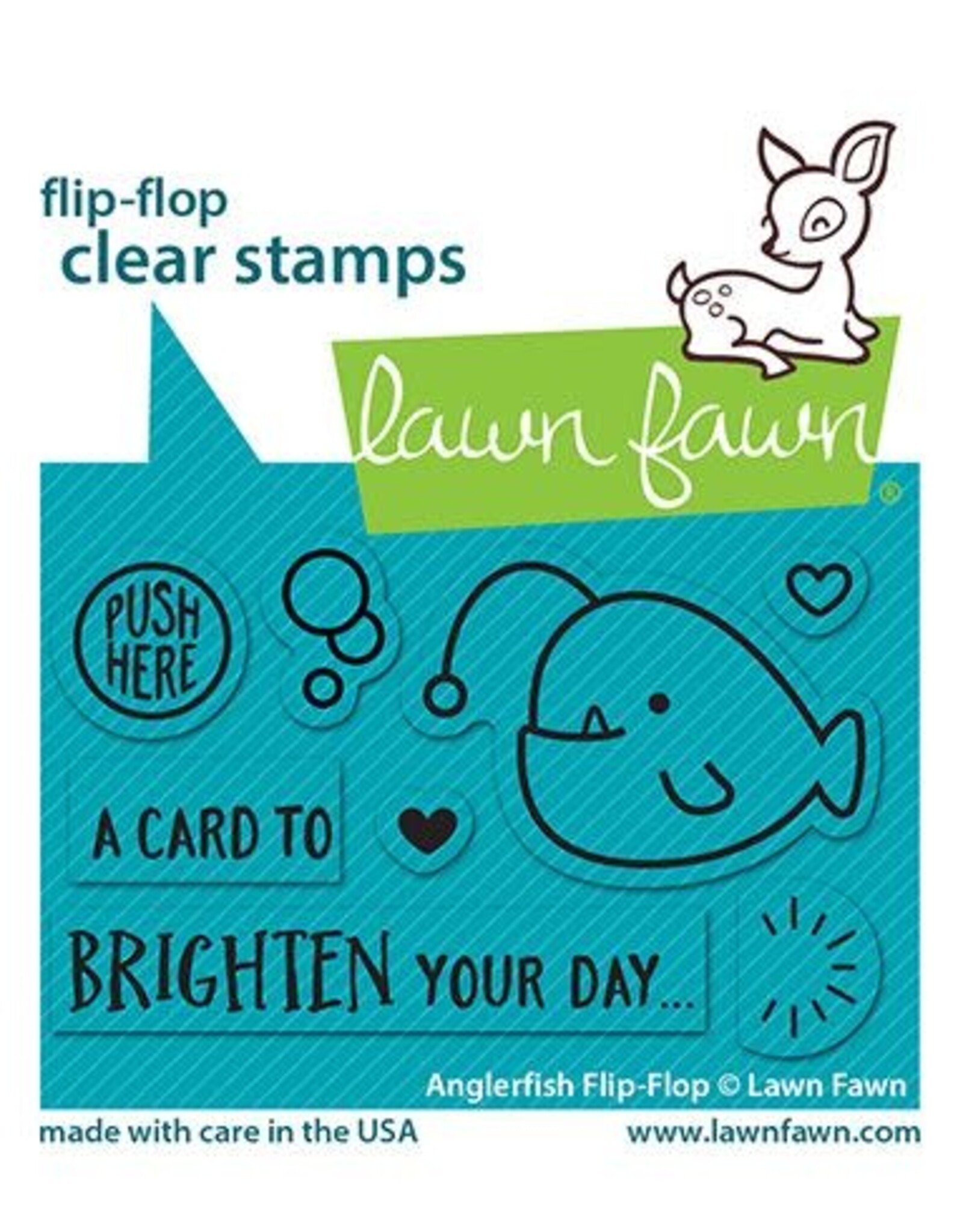 Lawn Fawn Anglerfish - Flip-flop - Stamps