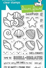 Lawn Fawn How You Bean? Seashell Add-on - Clear Stamps