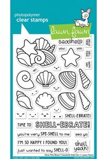 Lawn Fawn How You Bean? Seashell Add-on - Clear Stamps