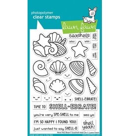 Lawn Fawn How You Bean? Seashell Add-on - Clear Stamps