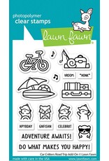 Lawn Fawn car critters road trip add-on stamp