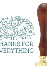 Spellbinders Sealed for Summer Collection - Thanks for Everything Wax Seal Stamp