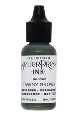 Spellbinders BetterPress Reinker - Tawny Brown