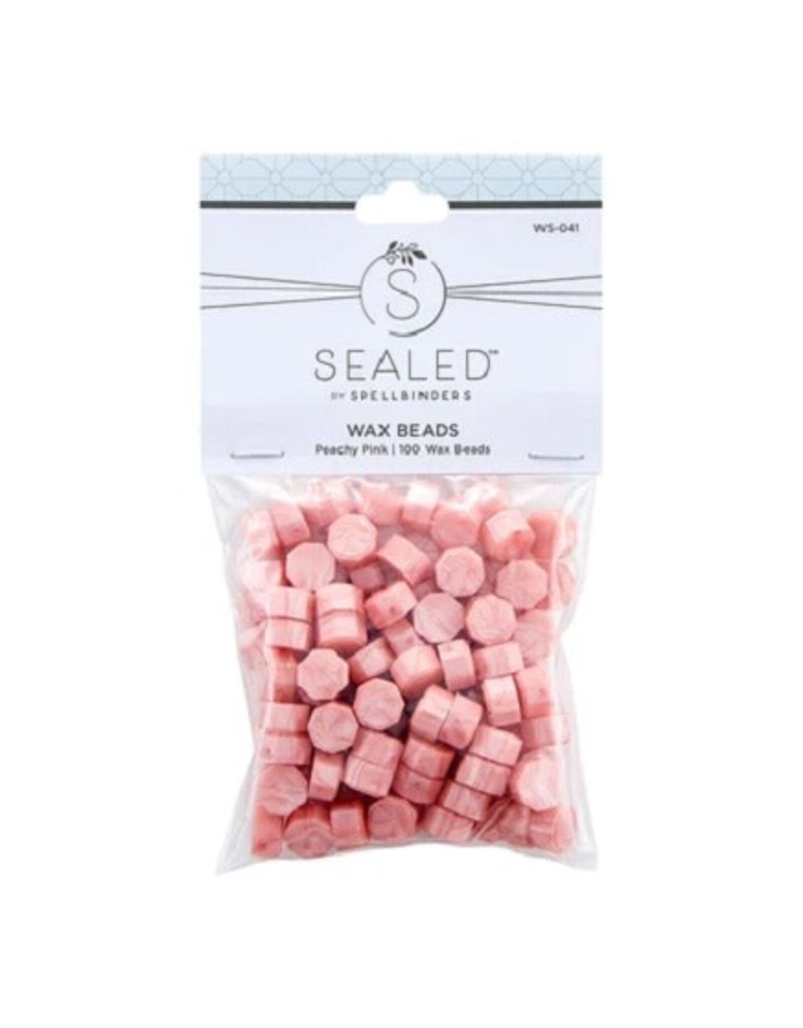 Spellbinders Sealed by Spellbinders Collection - Peachy Pink Wax Beads