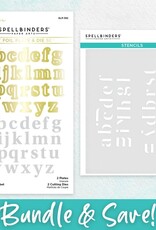 Spellbinders Glimmer Alphabet Bundle - Sealed for Summer Collection